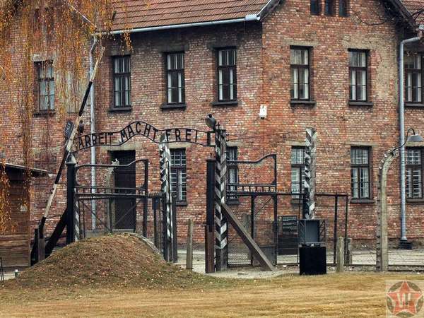 концлагерь Освенцим в Польше