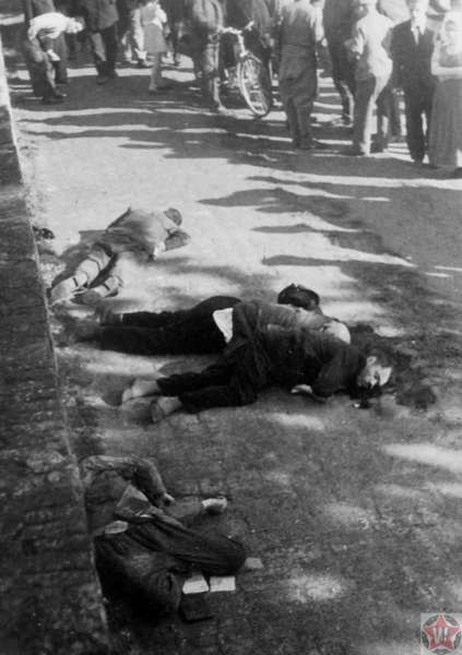Расстрел мирных жителей немецкими оккупационными властями 