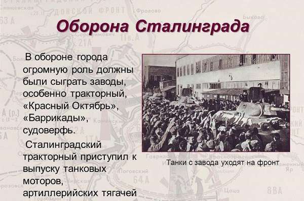 Оборона Сталинграда 