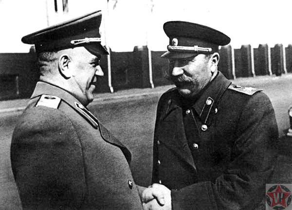 Сталин и Жуков