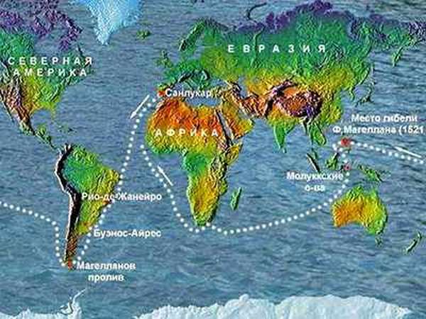 Кто открыл Магелланов пролив на карте мира: координаты пролива Всех Святых