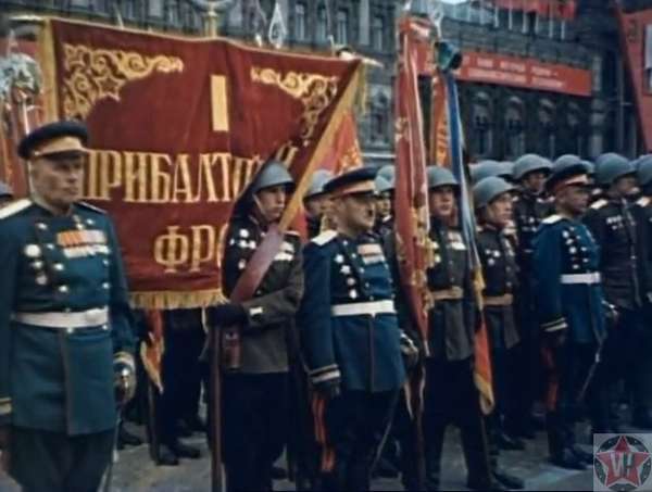 1й Прибалтийский Фронт, Парад Победы 1945 год
