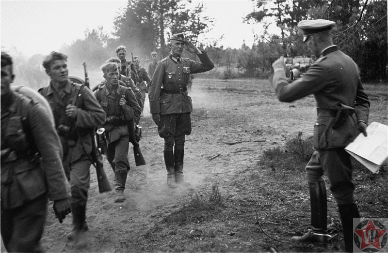 Солдаты вермахта во время операции «Барбаросса», 1941 год.