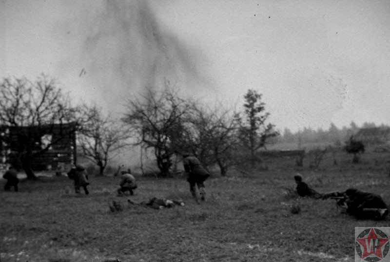 Боевые действия отряда Сопротивления под деревней Сертолово, Ленинградская область 1942 год 