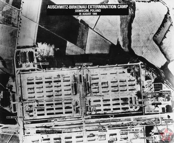 Фото Освенцима с самолётов американской разведки 
