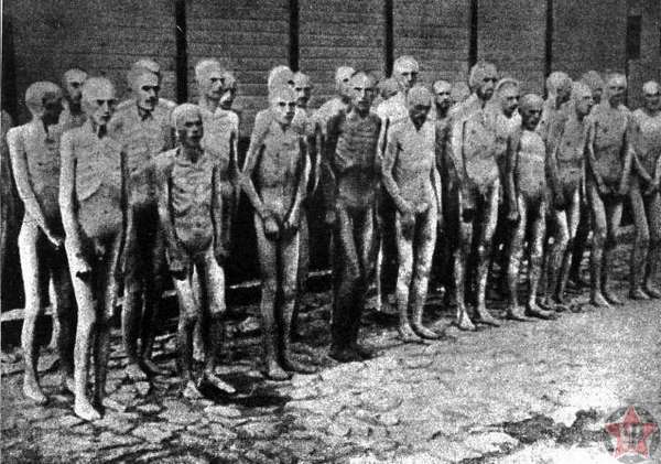 Проверка узников Освенцима